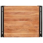 vidaXL Raft pentru baie 65 x 50 x 23 cm Lemn masiv de mango și fier