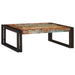 vidaXL Raft pentru baie 65 x 50 x 23 cm Lemn masiv de mango și fier