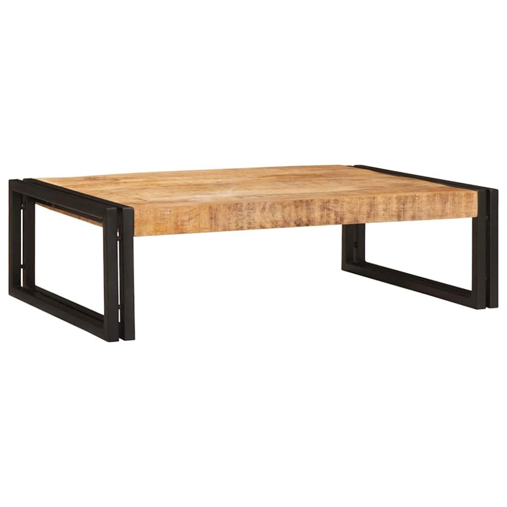 vidaXL Raft pentru baie 80 x 50 x 23 cm Lemn masiv de mango și fier
