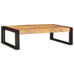 vidaXL Raft pentru baie 80 x 50 x 23 cm Lemn masiv de mango și fier