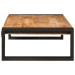 vidaXL Raft pentru baie 80 x 50 x 23 cm Lemn masiv de mango și fier