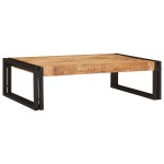 vidaXL Raft pentru baie 80 x 50 x 23 cm Lemn masiv de mango și fier