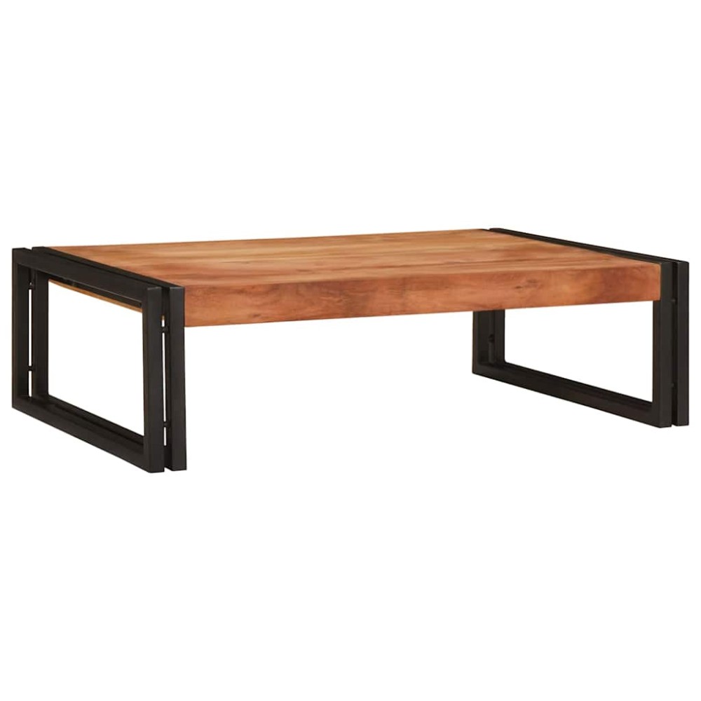 vidaXL Raft pentru baie 80 x 50 x 23 cm Lemn masiv de mango și fier