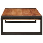 vidaXL Raft pentru baie 80 x 50 x 23 cm Lemn masiv de mango și fier