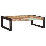 vidaXL Raft pentru baie 80 x 50 x 23 cm Lemn masiv de mango și fier