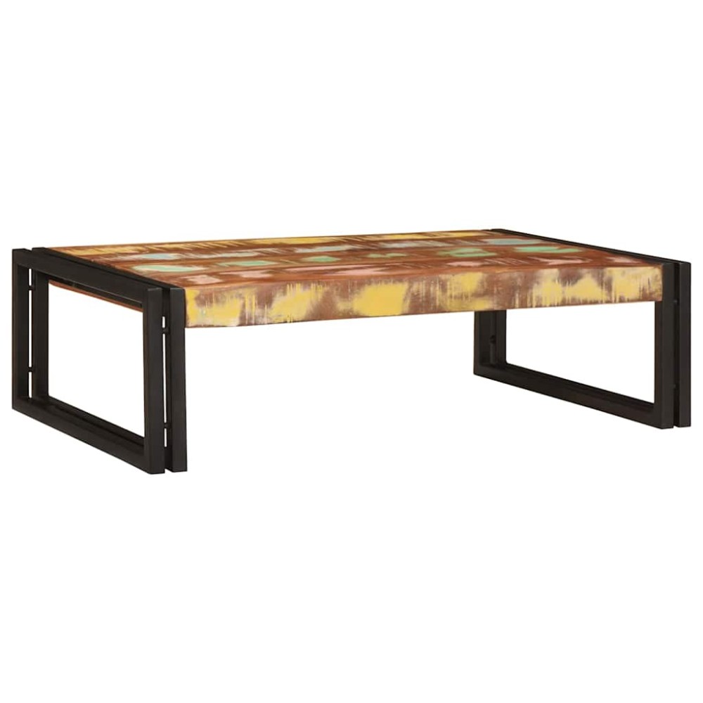 vidaXL Raft pentru baie 80 x 50 x 23 cm Lemn masiv de mango și fier