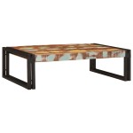 vidaXL Raft pentru baie 80 x 50 x 23 cm Lemn masiv de mango și fier