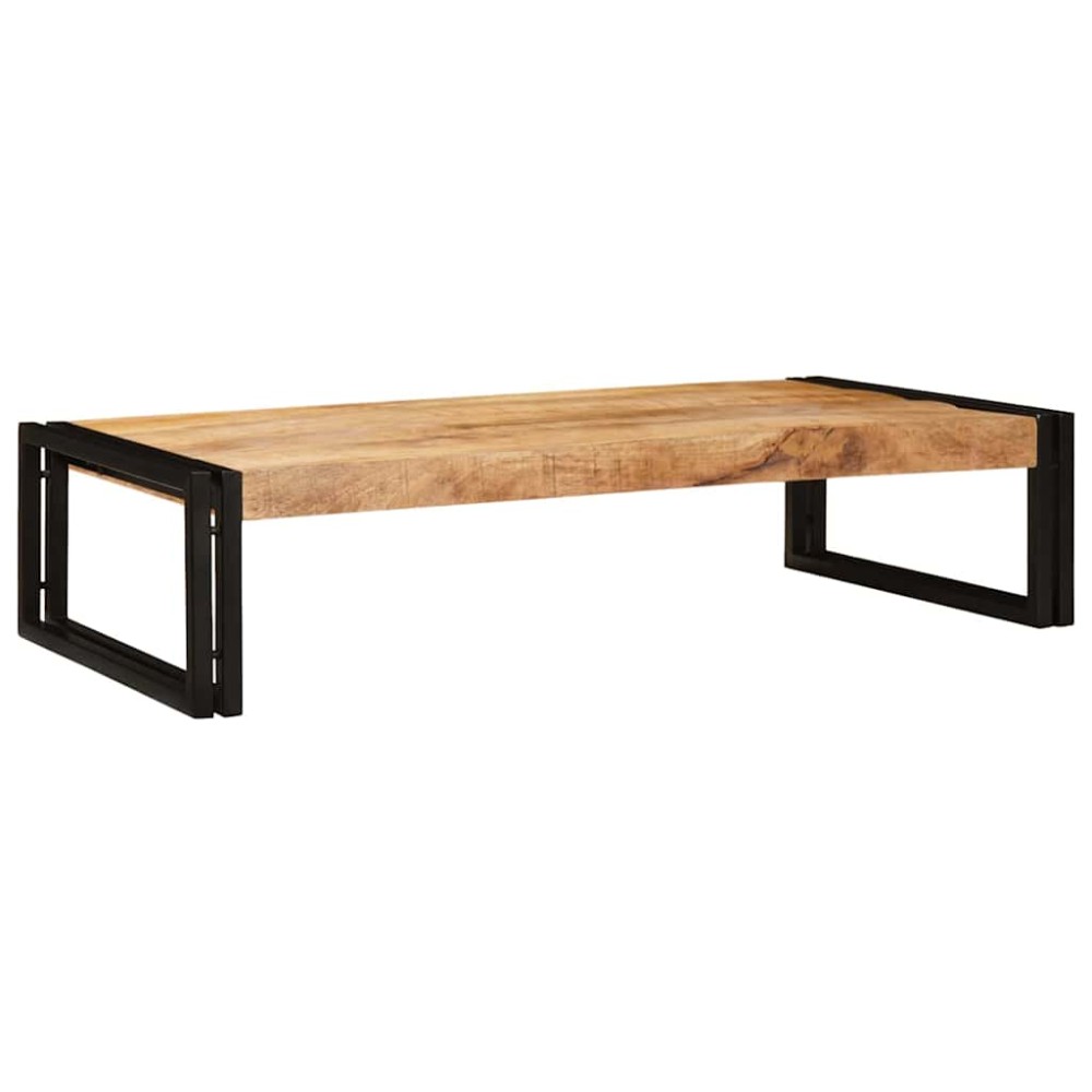 vidaXL Raft pentru baie 100 x 50 x 23 cm Lemn masiv de mango și fier