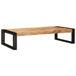 vidaXL Raft pentru baie 100 x 50 x 23 cm Lemn masiv de mango și fier