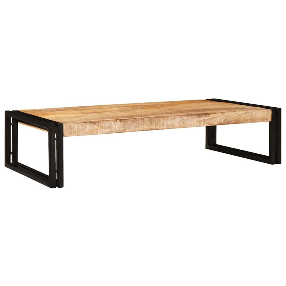 vidaXL Raft pentru baie 100 x 50 x 23 cm Lemn masiv de mango și fier