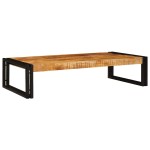 vidaXL Raft pentru baie 100 x 50 x 23 cm Lemn masiv de mango și fier