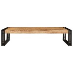 vidaXL Raft pentru baie 100 x 50 x 23 cm Lemn masiv de mango și fier