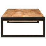 vidaXL Raft pentru baie 100 x 50 x 23 cm Lemn masiv de mango și fier