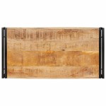 vidaXL Raft pentru baie 100 x 50 x 23 cm Lemn masiv de mango și fier