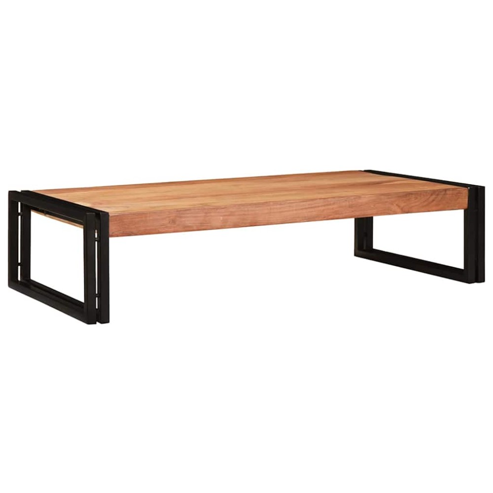 vidaXL Raft pentru baie 100 x 50 x 23 cm Lemn masiv de mango și fier