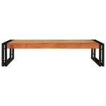 vidaXL Raft pentru baie 100 x 50 x 23 cm Lemn masiv de mango și fier
