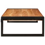 vidaXL Raft pentru baie 100 x 50 x 23 cm Lemn masiv de mango și fier