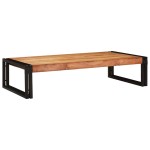 vidaXL Raft pentru baie 100 x 50 x 23 cm Lemn masiv de mango și fier