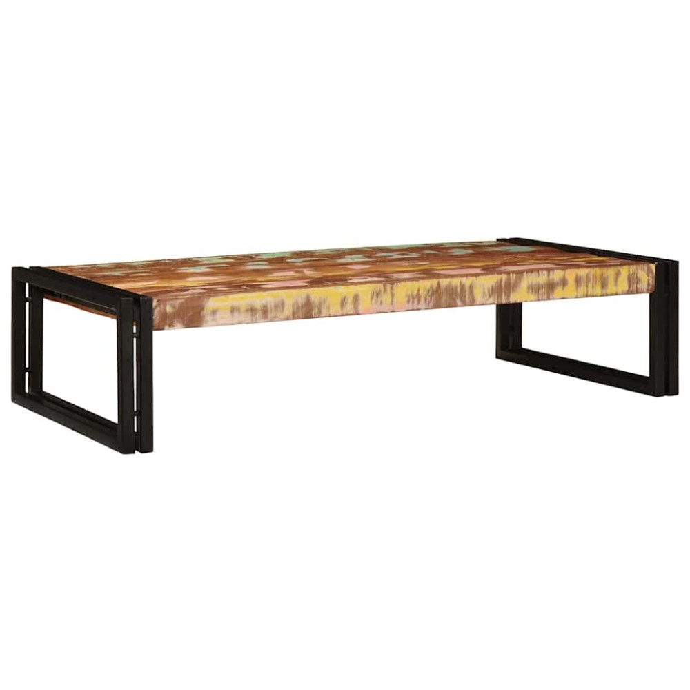 vidaXL Raft pentru baie 100 x 50 x 23 cm Lemn masiv de mango și fier