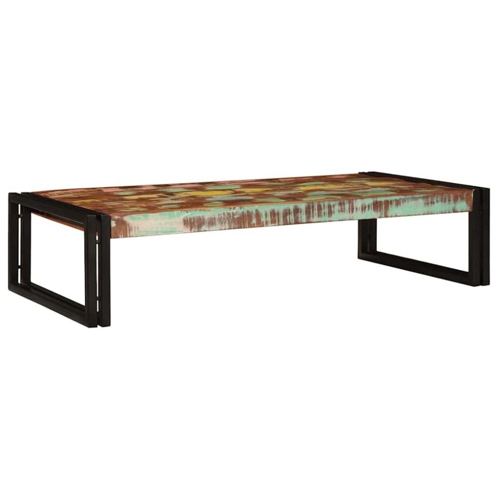 vidaXL Raft pentru baie 100 x 50 x 23 cm Lemn masiv de mango și fier