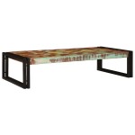 vidaXL Raft pentru baie 100 x 50 x 23 cm Lemn masiv de mango și fier