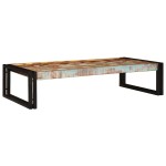 vidaXL Raft pentru baie 100 x 50 x 23 cm Lemn masiv de mango și fier