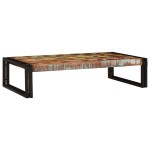 vidaXL Raft pentru baie 100 x 50 x 23 cm Lemn masiv de mango și fier