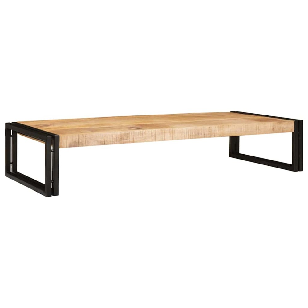vidaXL Raft pentru baie 120 x 50 x 23 cm Lemn masiv de mango și fier
