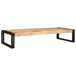 vidaXL Raft pentru baie 120 x 50 x 23 cm Lemn masiv de mango și fier
