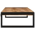 vidaXL Raft pentru baie 120 x 50 x 23 cm Lemn masiv de mango și fier