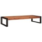 vidaXL Raft pentru baie 120 x 50 x 23 cm Lemn masiv de mango și fier