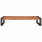 vidaXL Raft pentru baie 120 x 50 x 23 cm Lemn masiv de mango și fier