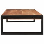 vidaXL Raft pentru baie 120 x 50 x 23 cm Lemn masiv de mango și fier