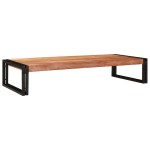 vidaXL Raft pentru baie 120 x 50 x 23 cm Lemn masiv de mango și fier