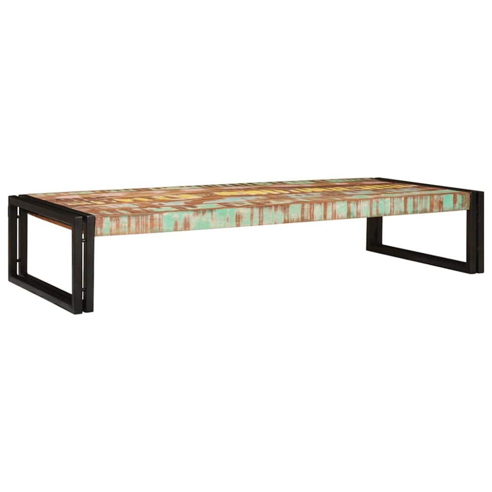 vidaXL Raft pentru baie 120 x 50 x 23 cm Lemn masiv de mango și fier