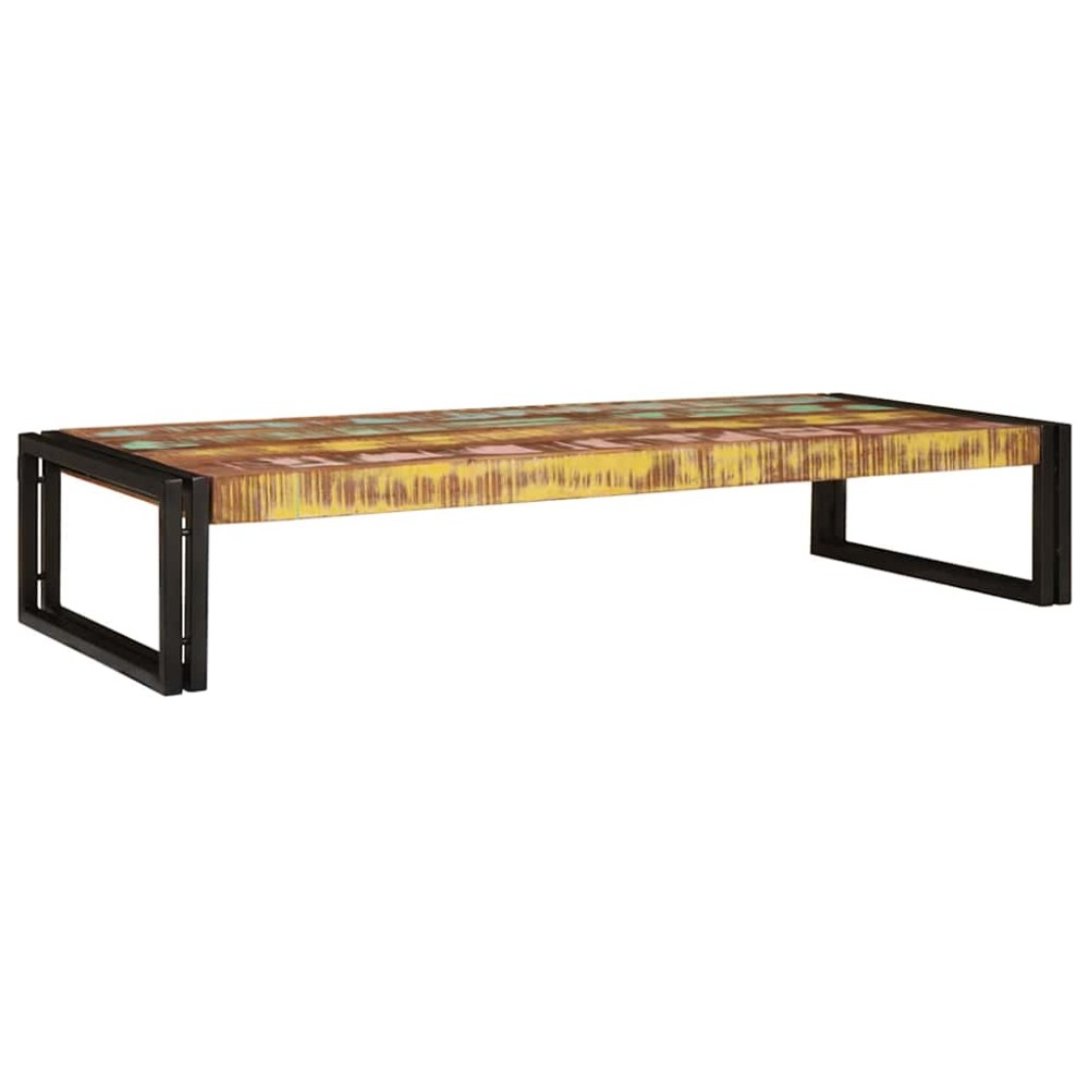 vidaXL Raft pentru baie 120 x 50 x 23 cm Lemn masiv de mango și fier