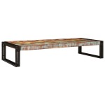 vidaXL Raft pentru baie 120 x 50 x 23 cm Lemn masiv de mango și fier