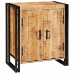 vidaXL Dulap de noapte Maro 38 x 33 x 58 cm Lemn de mango brut vidaXL Dulap de noapte Maro 38 x 33 x 58 cm Lemn de mango brut