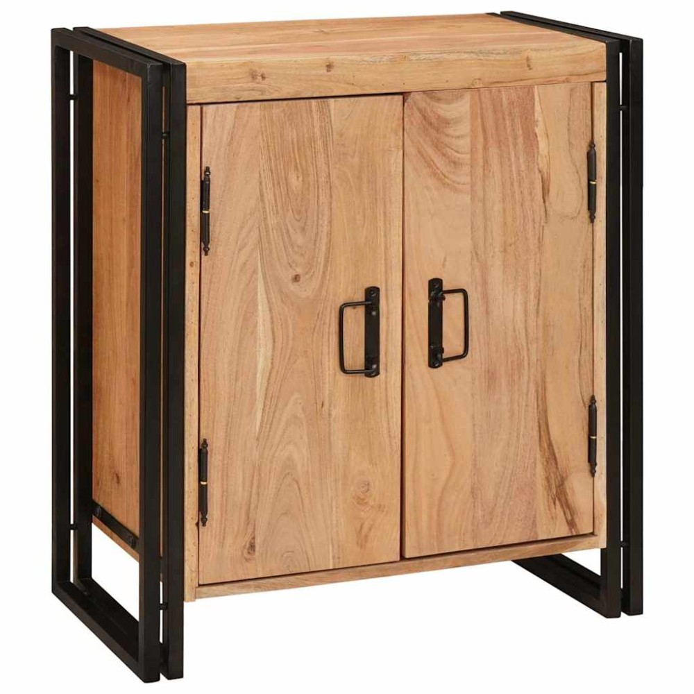 vidaXL Dulap de noapte Maro 38 x 33 x 58 cm lemn masiv de acacia