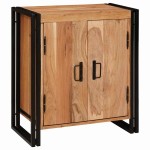 vidaXL Dulap de noapte Maro 38 x 33 x 58 cm lemn masiv de acacia vidaXL Dulap de noapte Maro 38 x 33 x 58 cm lemn masiv de acacia