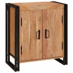 vidaXL Dulap de noapte Maro 38 x 33 x 58 cm lemn masiv de acacia vidaXL Dulap de noapte Maro 38 x 33 x 58 cm lemn masiv de acacia