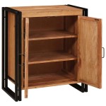 vidaXL Dulap de noapte Maro 38 x 33 x 58 cm lemn masiv de acacia vidaXL Dulap de noapte Maro 38 x 33 x 58 cm lemn masiv de acacia