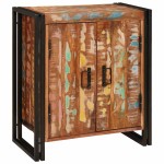 vidaXL Dulap de noapte Multicolour 38 x 33 x 58 cm Lemn masiv reciclat vidaXL Dulap de noapte Multicolour 38 x 33 x 58 cm Lemn masiv reciclat