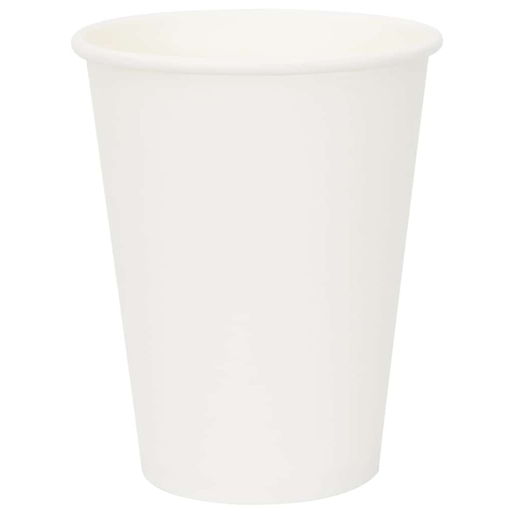vidaXL Cești de cafea din hârtie 1000 buc 12 oz 300 ml alb