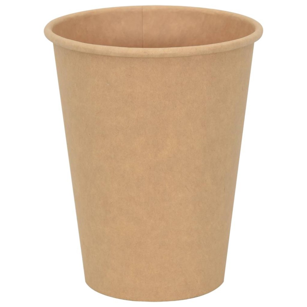 vidaXL Cești de cafea din hârtie 1000 buc 12 oz 300 ml maro