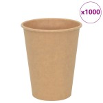 vidaXL Cești de cafea din hârtie 1000 buc 12 oz 300 ml maro vidaXL Cești de cafea din hârtie 1000 buc 12 oz 300 ml maro