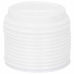 vidaXL Capace pentru ceași cafea din hârtie 8oz 1000 buc plastic alb vidaXL Capace pentru ceași cafea din hârtie 8oz 1000 buc plastic alb