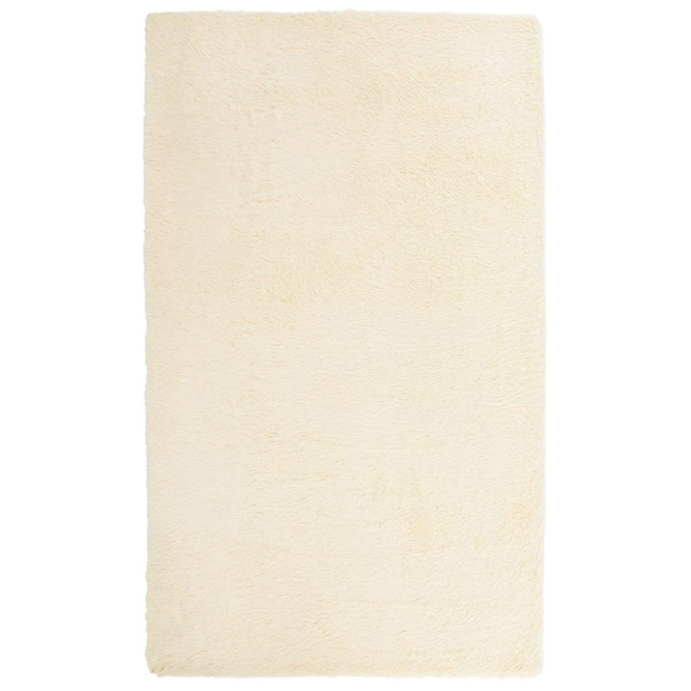 vidaXL Covor shaggy cu pom înalt, NAVARRA, crem, 60x100 cm, poliester