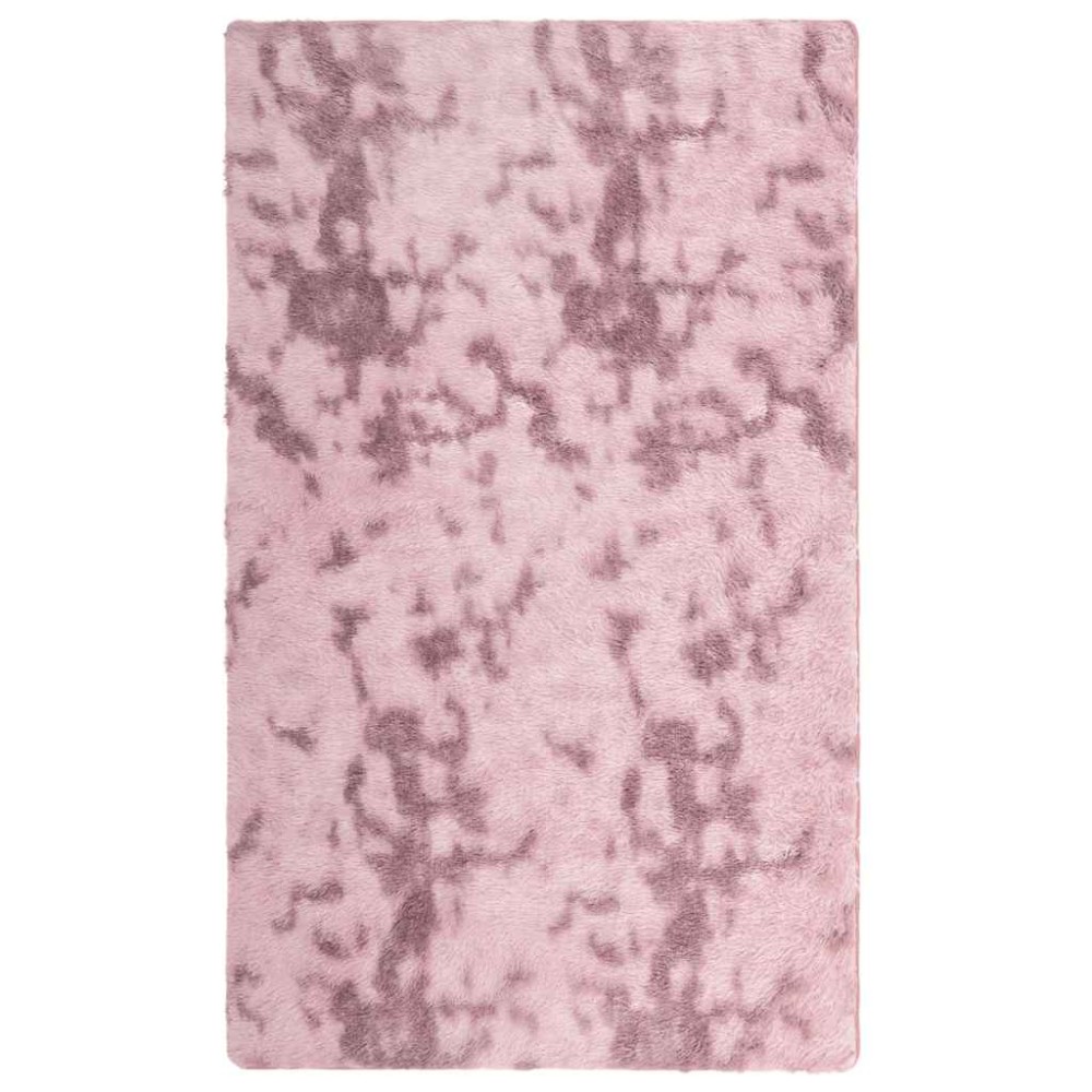 vidaXL Covor shaggy cu pom înalt, NAVARRA, roz praf, 60x100 cm
