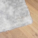 vidaXL Covor shaggy cu pom înalt, NAVARRA, gri deschis, 60x100 cm vidaXL Covor shaggy cu pom înalt, NAVARRA, gri deschis, 60x100 cm
